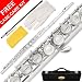 120-NK - Silver NICKEL Closed C Flute Lazarro+Pro Case,Care Kit - 10 COLORS Available ! CLICK on LISTING to SEE All Colors
