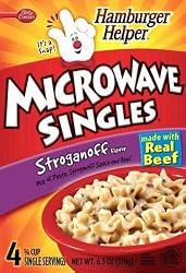 HamburgerHelperMicrowaveSingles,Stroganoff,6.3-OunceBox(Packof6)