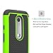 Moto G (3rd Gen.) Case, Moto G3 Case,EC™ Hybrid Armor Heavy Duty Dual Layer Shockproof Case Cover for Motorola G 3rd Generation (2015) (Green)