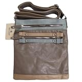 David Jones Trendy Messenger Cross Body Handbag (Brown)