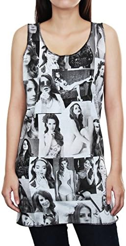 Monomania Women's Lana Del Rey Dream Pop Music Tank Top Singlet Size M