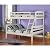 Walker Edison Twin/Double Solid Wood Bunk Bed, White from Walker Edison