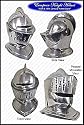 Medieval Knight's Helmet - FULL SIZE ARMOR