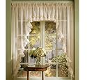 Classic Voile Victorian Swag, pr. 82"W x 63"L