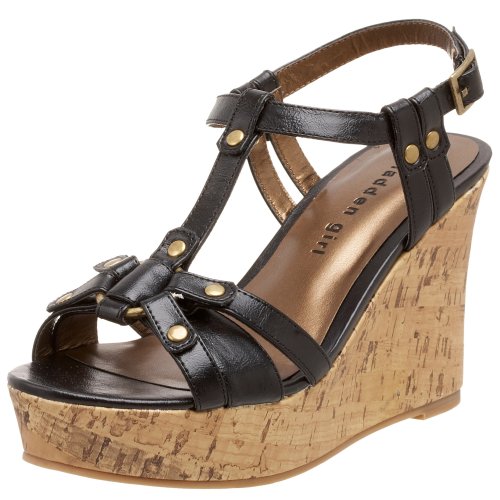 Madden Girl Women's Vipera T-Strap Wedge