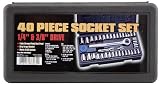 Great Neck 86065 Hardware Machinery 40 Piece Socket Set