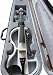 PURE white handmade wooden electric violin musical instrument 4/4 Violin bow with box cc00012 EMS