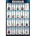 Classic Guitars - Poster (Fender Telecaster, Fender Stratocaster, Gibson Les Paul, Gibson Flying V, 
