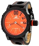 Adee Kaye #AK7210-MIPB4 Men's Black IP Mondo G2 Collection Self Winding Automatic Watch