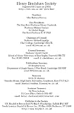 Henry Bradshaw Society Membership