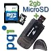 2GB 2 GB Memory Card for SAMSUNG U520 U740 M500 M510 M610 PLUS FREE CARD READER/WRITER