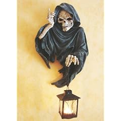 Gevatter Tod Laterne Wand-Teelichthalter Grim Reaper