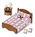 1 X Sylvanian Families bedroom semi-double bed over -512