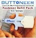 Buttoneer Refill Pack of 100