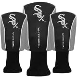 Chicago White Sox Black Three-Pack Golf Club Headcovers