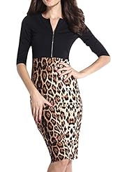 Sexy Summer Leopard Print Empire   Waistline Polyester  Dress