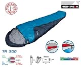  : High Peak SIMEX Schlafsack LITE PAK 800 grau / rot