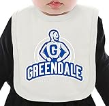 Greendale Football ネクタイを有する有機ビブ Medium