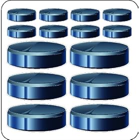 Hockey Pucks Stickers Decals Wall Art