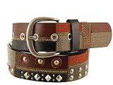 Fossil Pyramid Patchwork Belt by