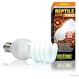 Exo Terra Repti-Glo 10.0 Compact Fluorescent Desert Terrarium Lamp, 26-Watt