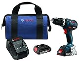 Bosch HDS183-02 18V EC Brushless Compact Tough 1/2" Hammer Drill/Driver Kit [並行輸入品]
