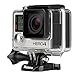 Rusee Open Side Skeleton Protective Housing Case with LCD Touch BacPac Backdoor For GoPro Hero 4, Hero 4 Black, Hero 3+