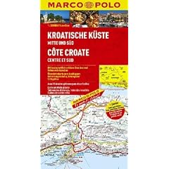 MARCO POLO Karte Kroatische K�ste, Mitte und S�d 1:200.000: Mit landwirtschaftlich sch�nen Strecken und Sehensw�rdigkeiten. �bersichtskarte zum ... Entfernungstabelle, Ortsregister, 5 Citypl�ne