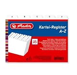 Produkt-Bild: Herlitz 1500560 Karteiregister PP A5 wei&szlig;