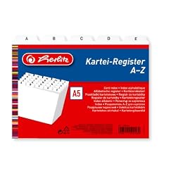 Herlitz 1500560 Karteiregister PP A5 wei�