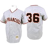 San Francisco Giants Authentic 1962 Gaylord Perry Road Jersey by Mitchell & Ness