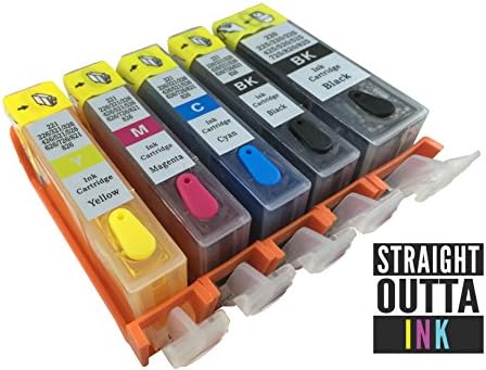 Straightouttaink Canon Edible Refillable Ink PGI-225 CLI-226 Set