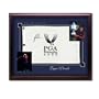 Upper Deck 18508 Tiger Woods Autographed -2000 PGA Championship- Pin Flag with Photos - Framed (UDA)