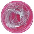 Colorful Recycled Art Glass Large Raspberry Red Round Platter 19"D