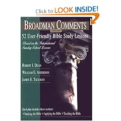 Broadman Comments 1998-1999: 52 User-Friendly Bible Study Lessons