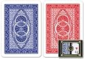 Da Vinci Ruote, Italian 100% Plastic Playing Cards, 2-Deck Poker Size Set by Modiano, Regular Index