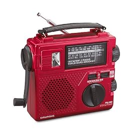 Grundig FR200 Emergency Radio (Red)