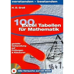 100 Excel-Tabellen - Mathematik (Kl. 8-13)