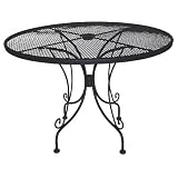 D.C. America Wrought Iron 42 Round Table-Black