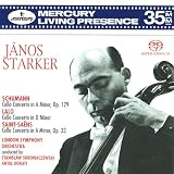 Review János Starker London Symphony Orchestra Stanislaw Skrowaczewski Antal Doráti  / Schumann/Lalo: Cello Concertos