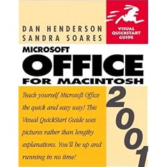 Microsoft Office 2001 for Macintosh (Visual QuickStart Guides)