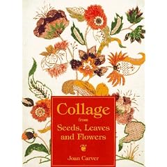 Collage from Seeds, Leaves and Flowers