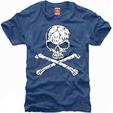 Produkt-Bild: T-Shirt Totenkopf Skull, navy, Gr.L