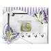 Butterfly Guest Book - Lavender (Spanish Language)