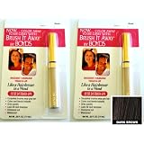 Renoir x2 Brush It Away Instant Hairline Touch-up Dark Brown + 7in Brilliance Comb