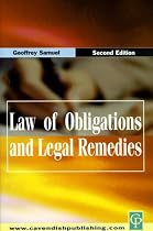 Law of Obligations and Legal Remedies