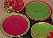 Eco Bamboo Round Dinner Plates, Traditions of Christmas