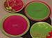 Eco Bamboo Round Dinner Plates, Traditions of Christmas
