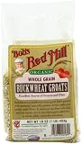 Bob's Red Mill Organic Whole Grain Buckwheat Groats Raw, 16-Ounce Packages (Pack of 4)