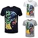 MIOIM Men's Indian Native American Spirit Headdress Male Tops Tees Casual T shirts